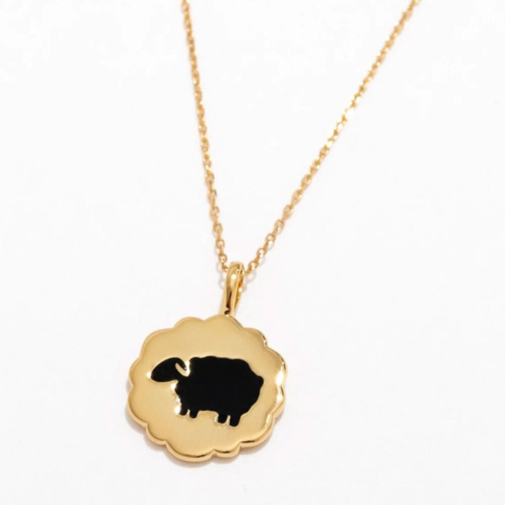 Black Sheep Coin Pendant Necklace - Larissa Loden
